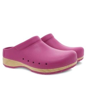 Dansko Kane Molded Fuchsia Mules